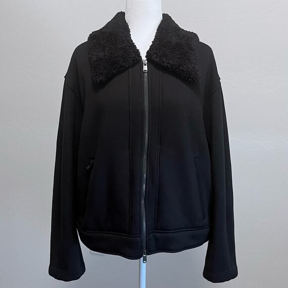Athleta Westbound Sherpa Jacket Large Relaxed Comfort Minimalist Outdoor Ski - Picture 2 of 16
